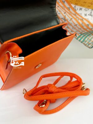 کیف دکمه دار نارنجی