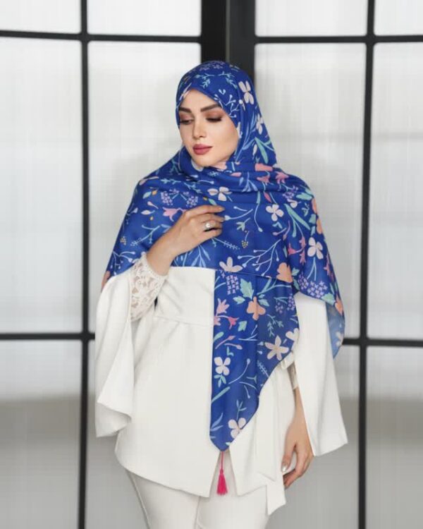Diamond style watercolor cotton scarf 11