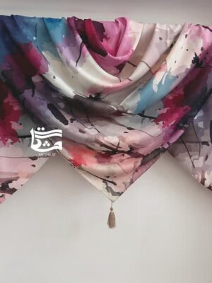 Diamond style watercolor cotton scarf 17